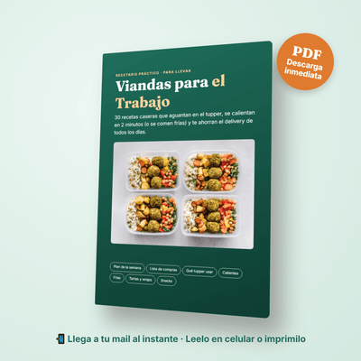 Ebook Viandas para el Trabajo: 30 Recetas para Llevar + Menú Semanal (PDF)
