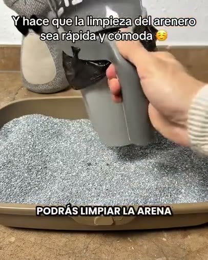 La arena limpia queda