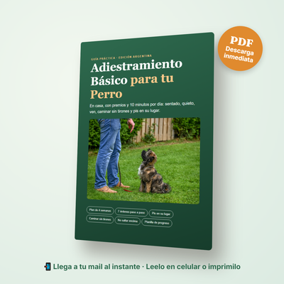 Ebook Adiestramiento Básico para tu Perro: Sentado, Quieto, Ven y Pis en su Lugar (PDF)