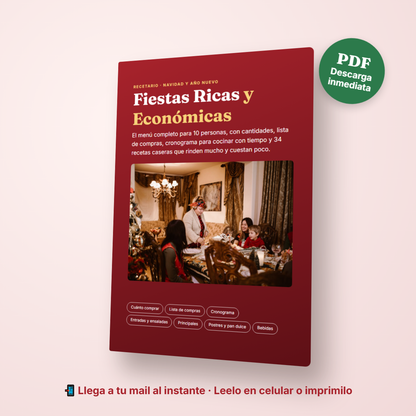 Ebook Fiestas Ricas y Económicas