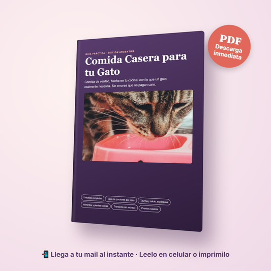 Ebook Comida Casera para tu Gato (PDF - Descarga inmediata)