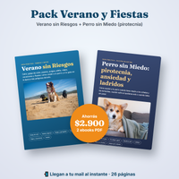 Pack Verano y Fiestas: Verano sin Riesgos + Perro sin Miedo (2 PDF)