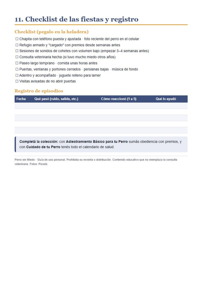 Sin Miedo: checklist de las fiestas