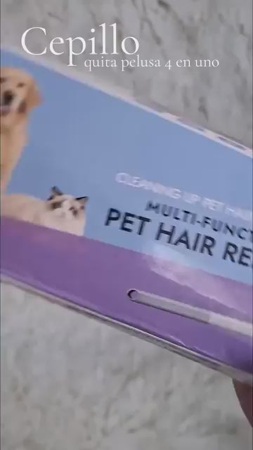 Pack Cero Pelos: Cepillo 4 en 1 + Peine a vapor quita pelos
