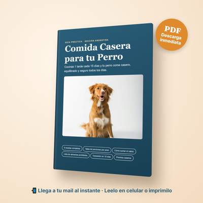 Ebook Comida Casera para tu Perro (PDF - Descarga inmediata)