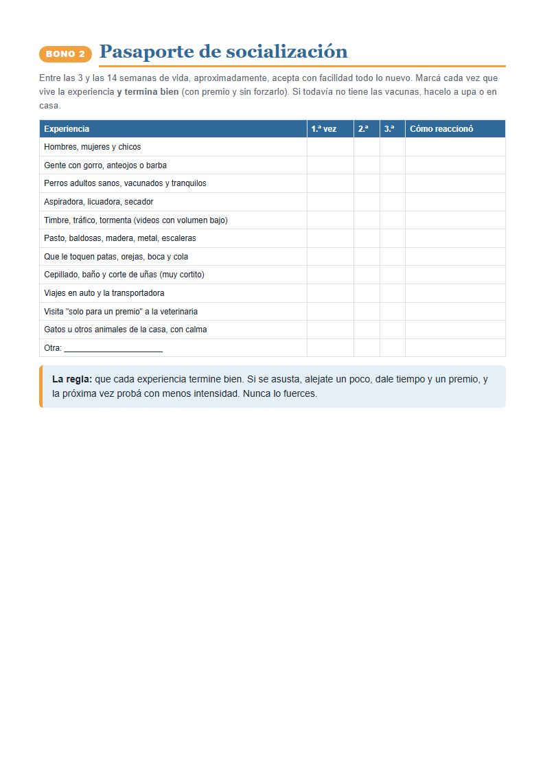 Pasaporte de socialización